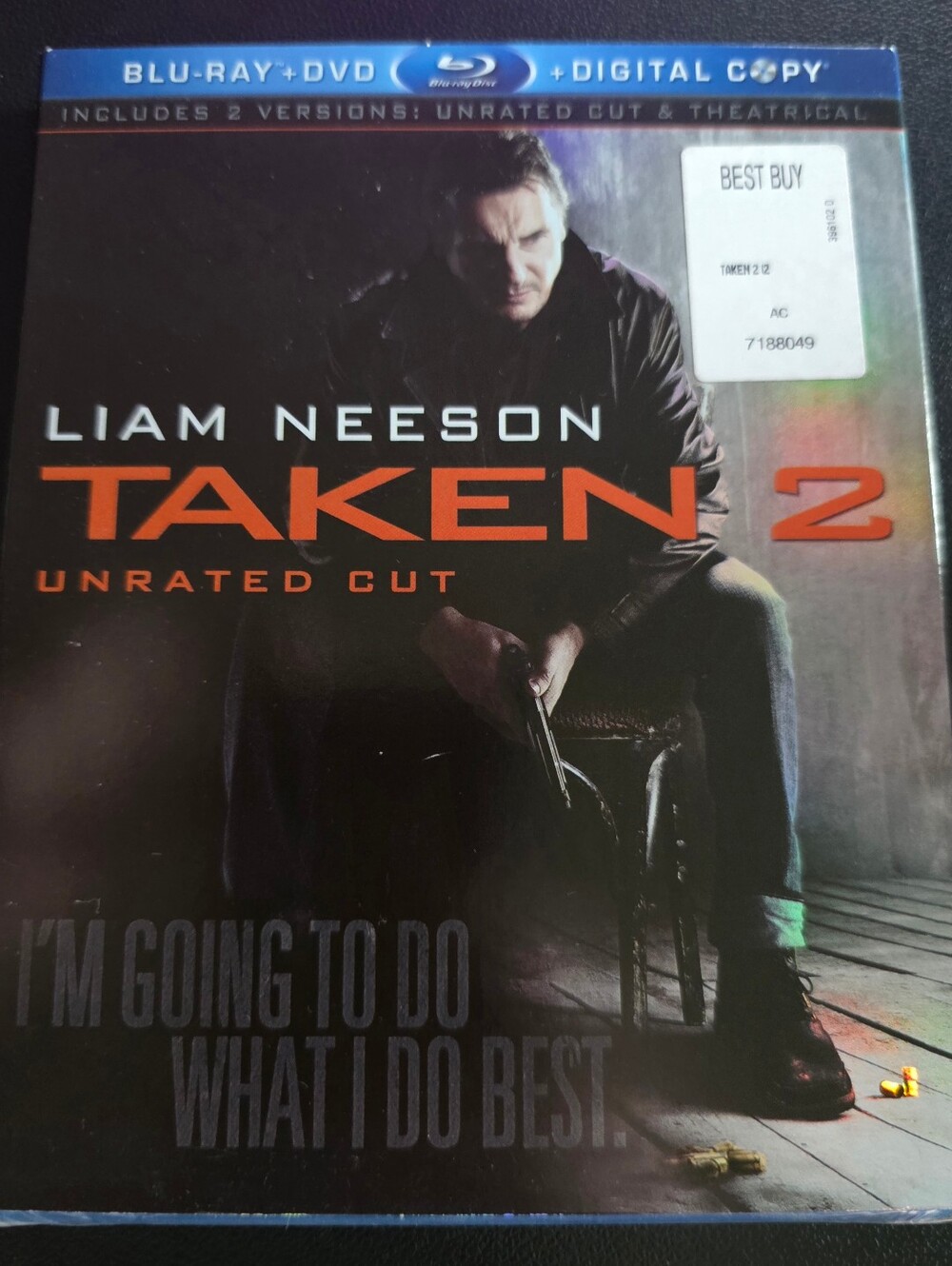 New factory seal with slip cover Taken 2 (Blu-ray/DVD, 2013, 2-Disc Set, unrated